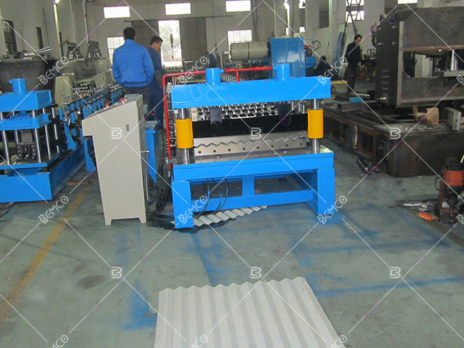 corrugated-metal-roof-panel-roll-forming-machine